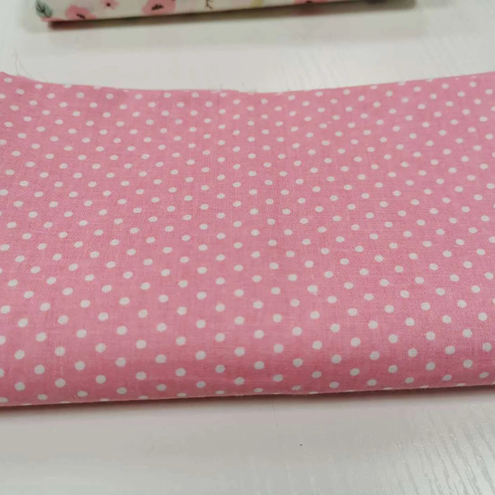 6pcs 25/50cm Floral Cotton Cloth Pre-Cut  Sewing Fabric