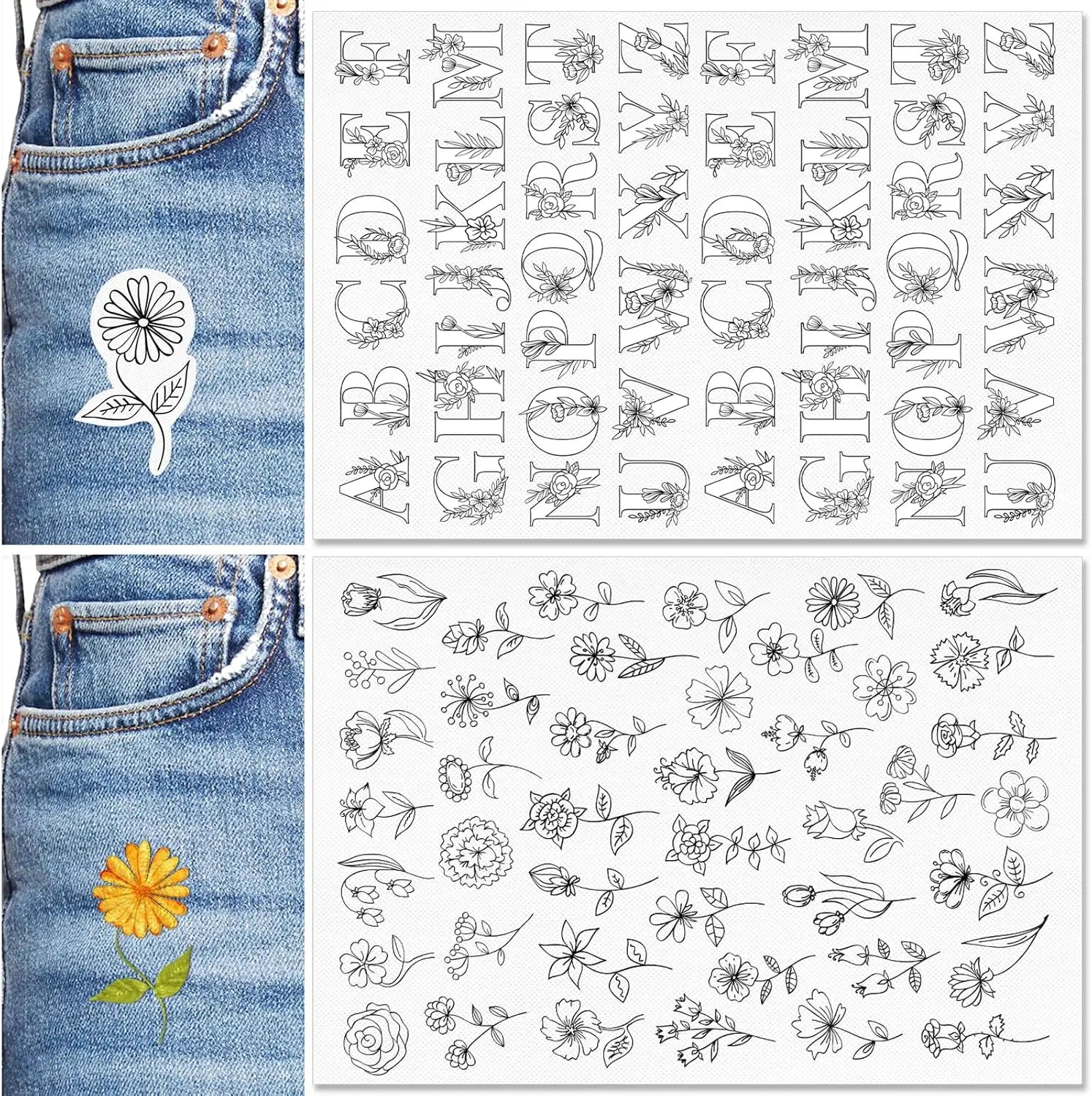 Embroidery Patterns For DIY Tablecloth