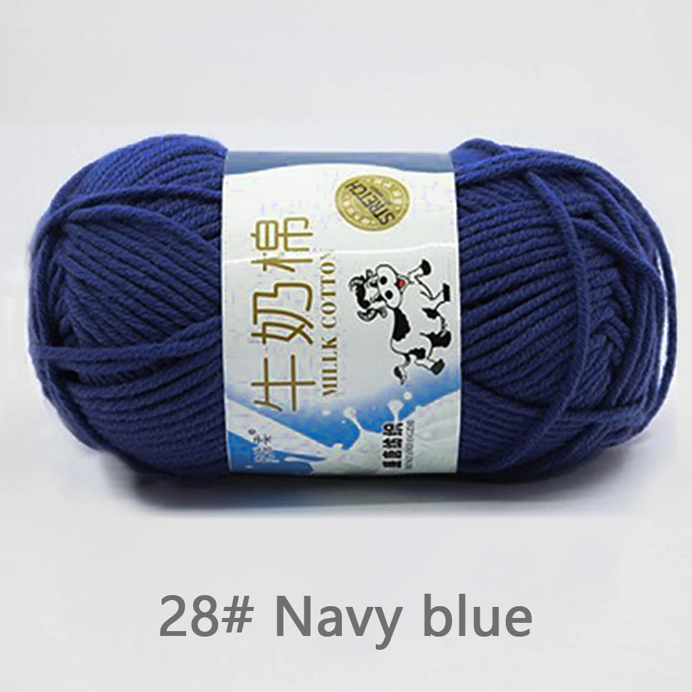 50Gram/Set Milk High-quality Cotton Yarn
