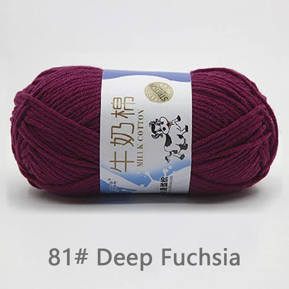 50Gram/Set Milk High-quality Cotton Yarn