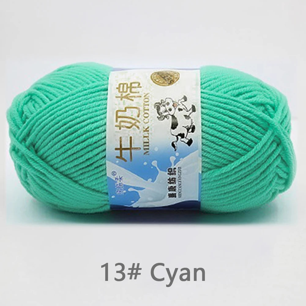 50Gram/Set Milk High-quality Cotton Yarn