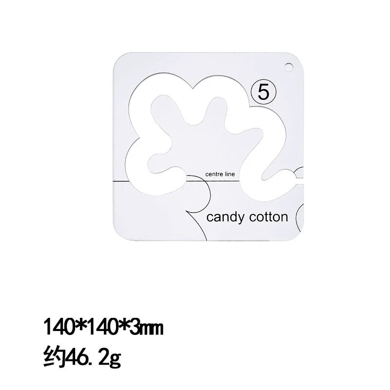 13Type Quilting Template Free Motion Ruler