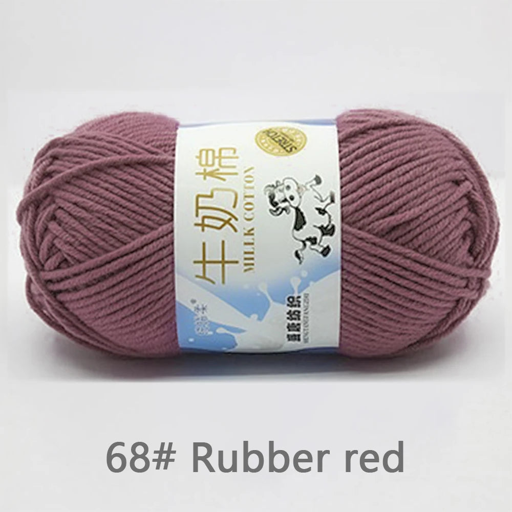 50Gram/Set Milk High-quality Cotton Yarn