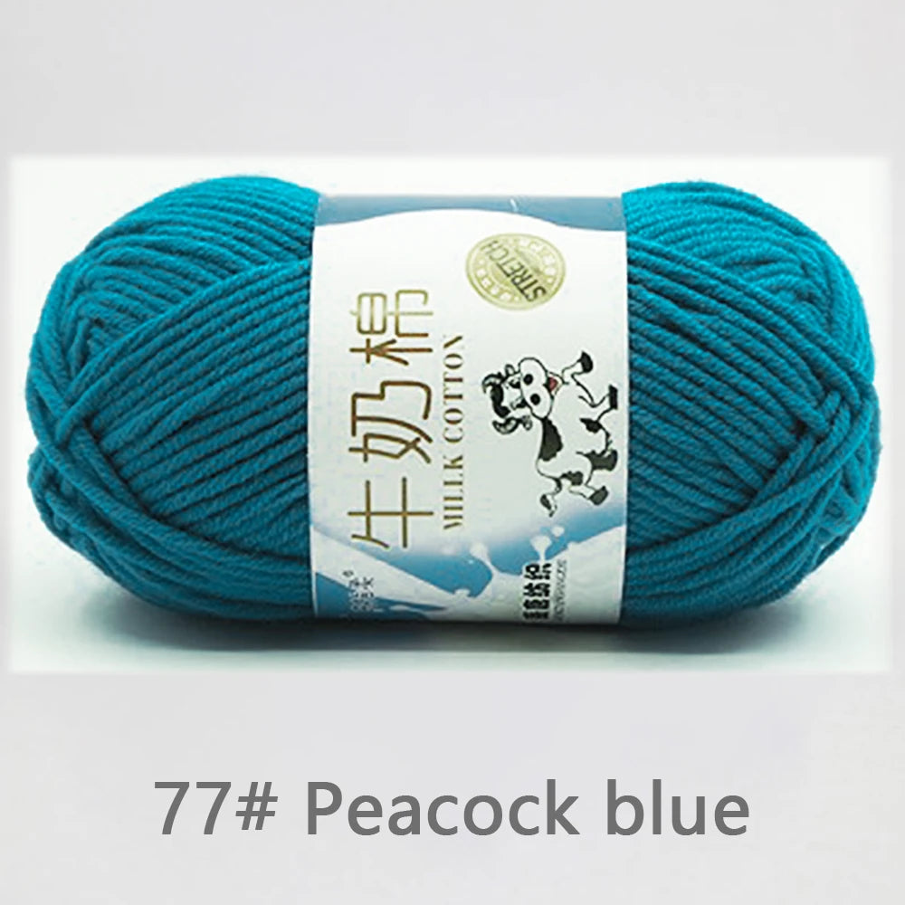 50Gram/Set Milk High-quality Cotton Yarn