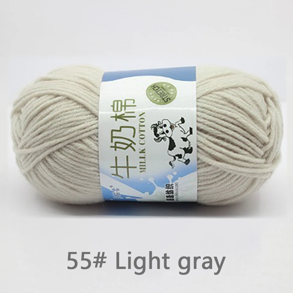 50Gram/Set Milk High-quality Cotton Yarn