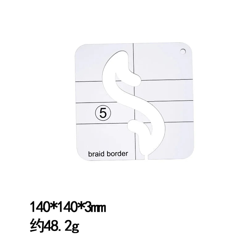 13Type Quilting Template Free Motion Ruler