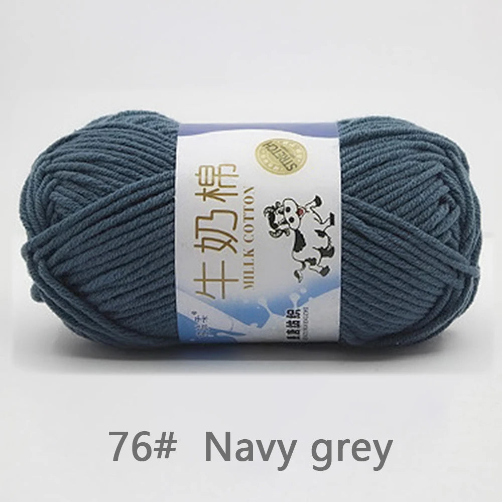 50Gram/Set Milk High-quality Cotton Yarn