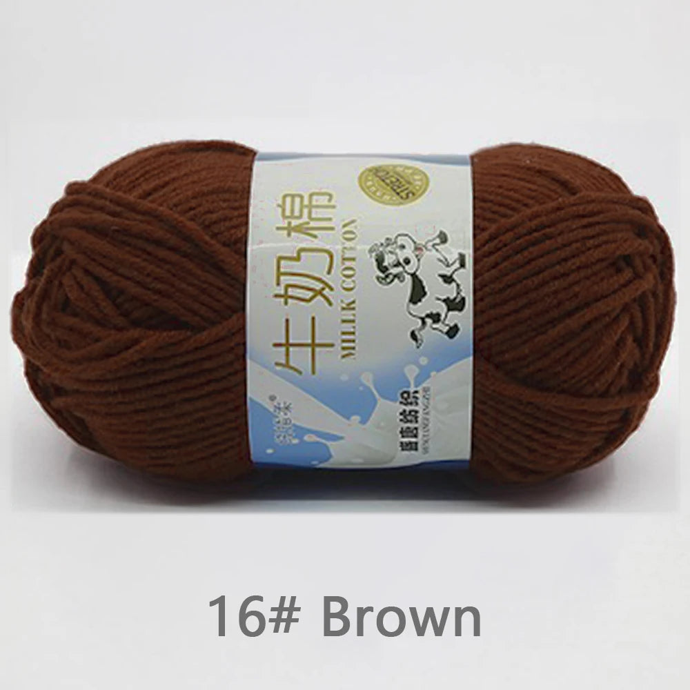 50Gram/Set Milk High-quality Cotton Yarn