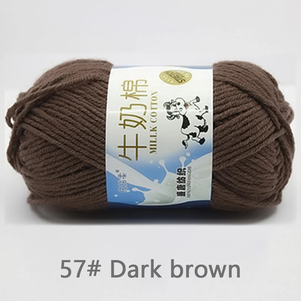 50Gram/Set Milk High-quality Cotton Yarn