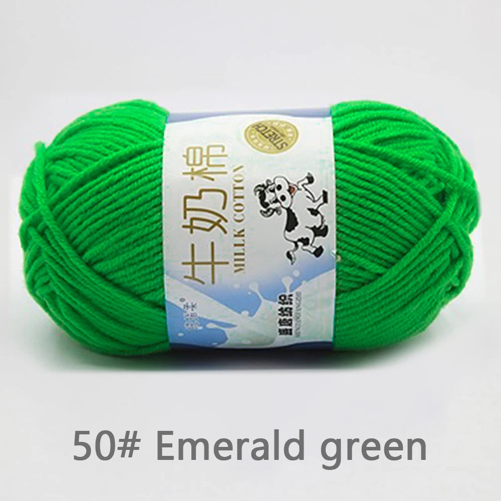 50Gram/Set Milk High-quality Cotton Yarn