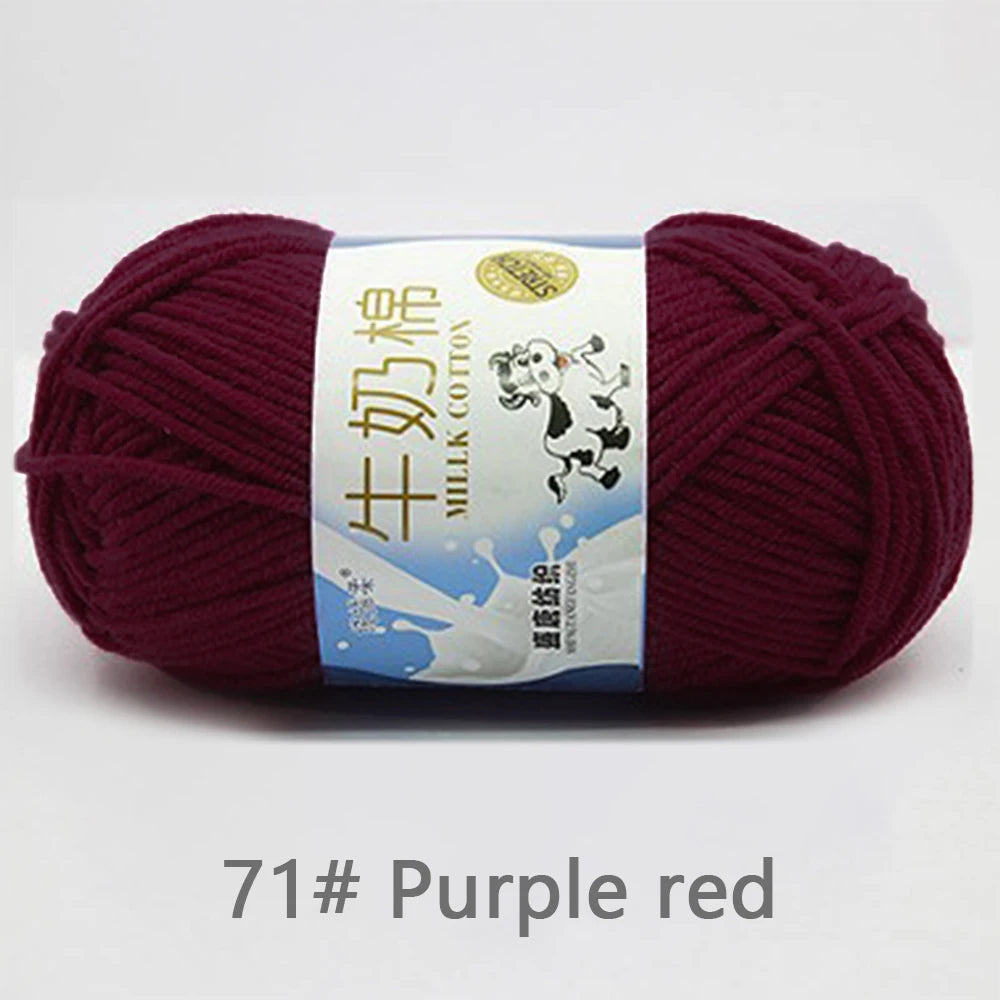 50Gram/Set Milk High-quality Cotton Yarn