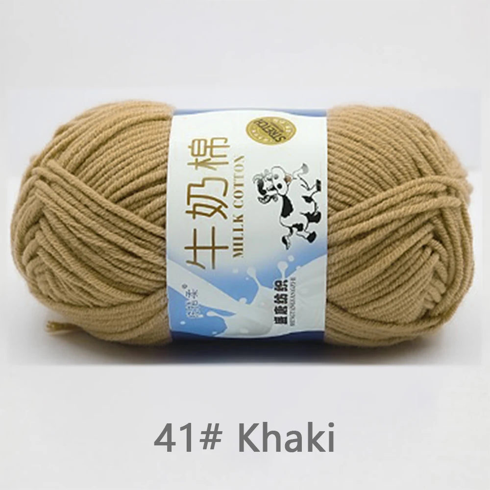 50Gram/Set Milk High-quality Cotton Yarn