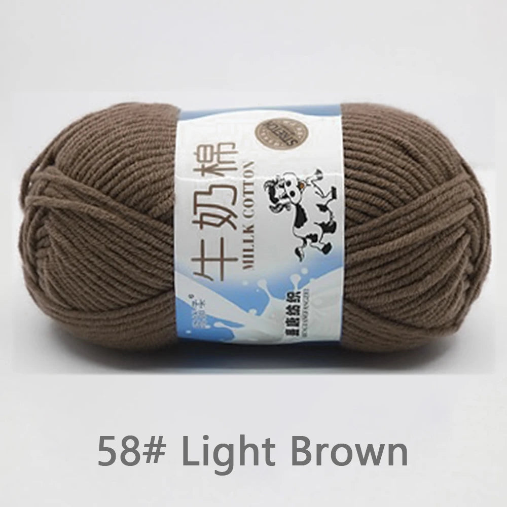 50Gram/Set Milk High-quality Cotton Yarn