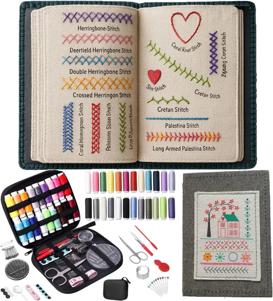 Upgraded Embroidery Stitch Book Kit