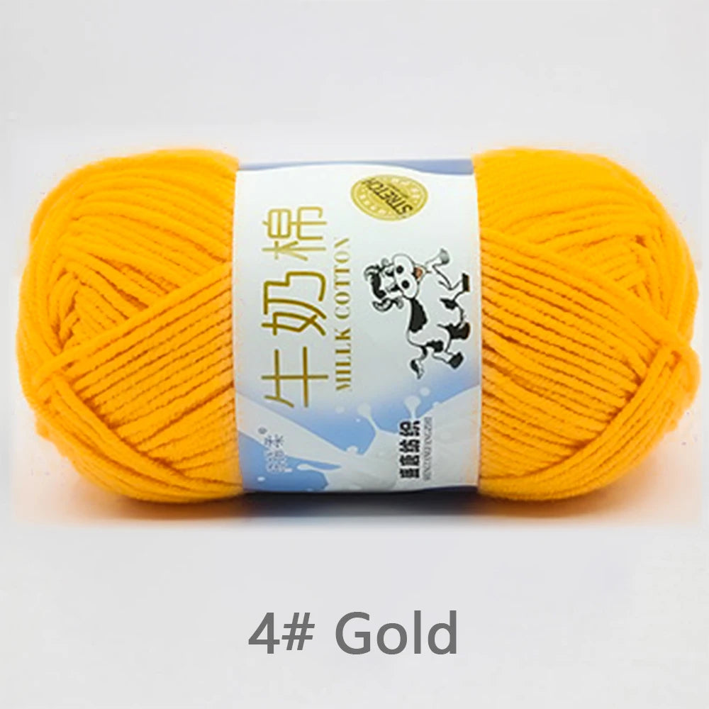 50Gram/Set Milk High-quality Cotton Yarn