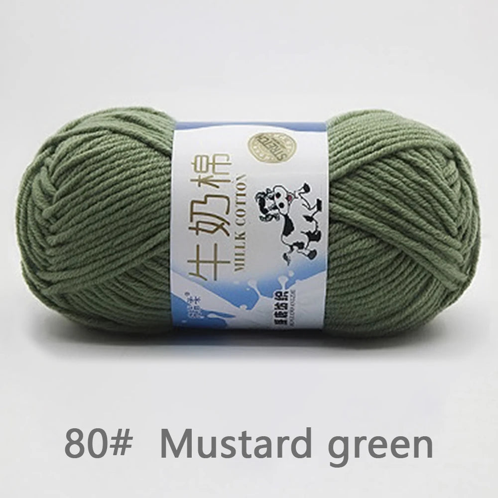 50Gram/Set Milk High-quality Cotton Yarn