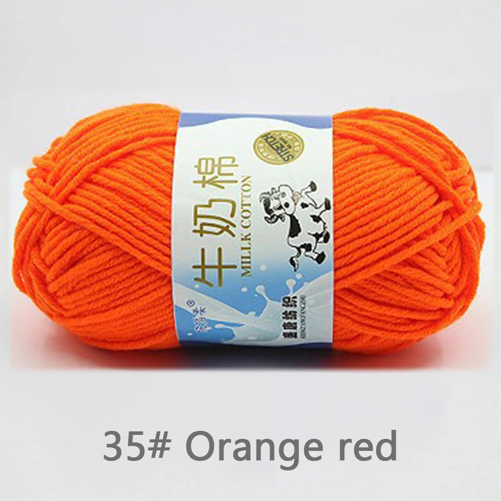 50Gram/Set Milk High-quality Cotton Yarn
