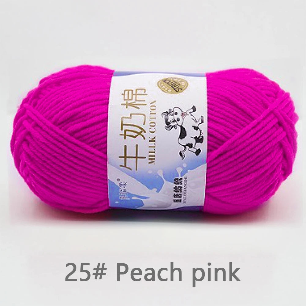 50Gram/Set Milk High-quality Cotton Yarn