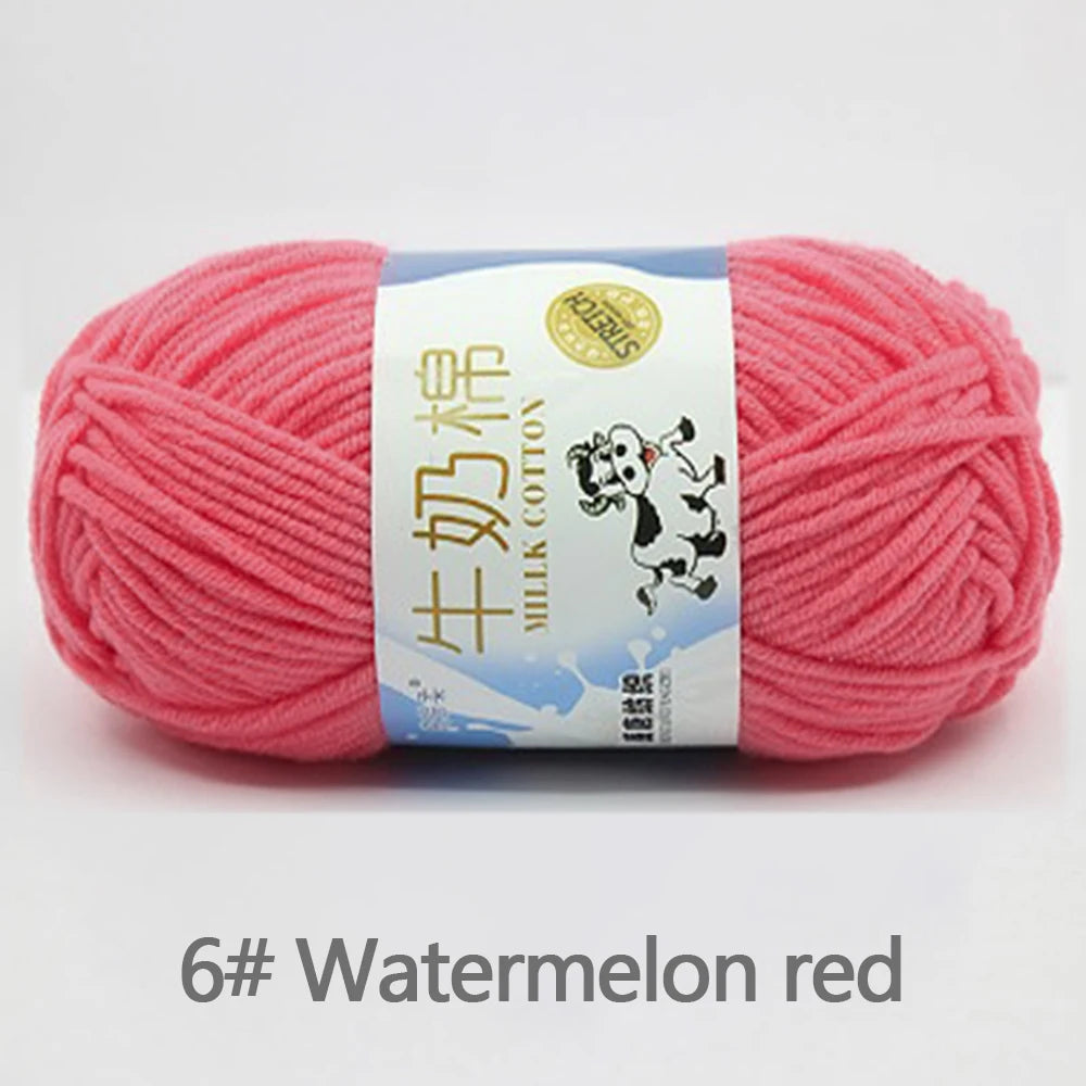 50Gram/Set Milk High-quality Cotton Yarn