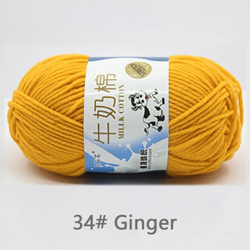 50Gram/Set Milk High-quality Cotton Yarn
