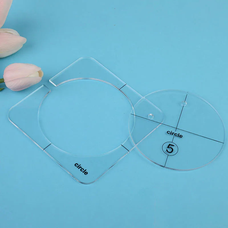 13Type Quilting Template Free Motion Ruler