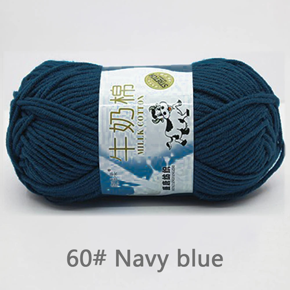 50Gram/Set Milk High-quality Cotton Yarn