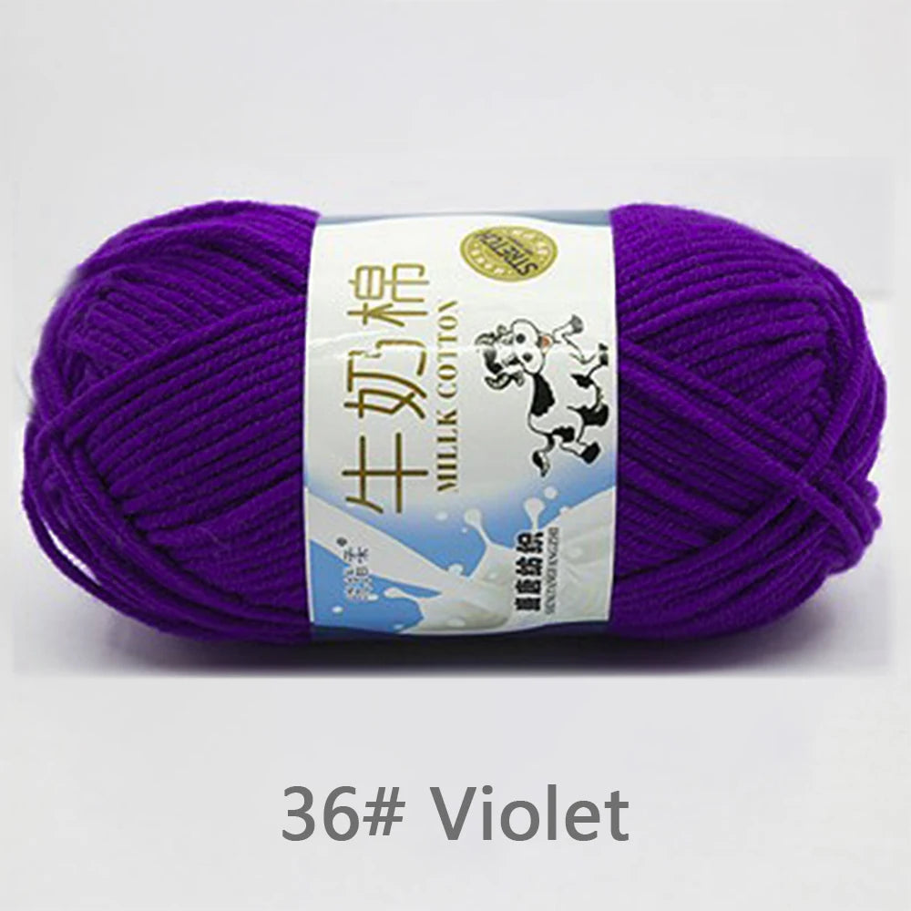 50Gram/Set Milk High-quality Cotton Yarn
