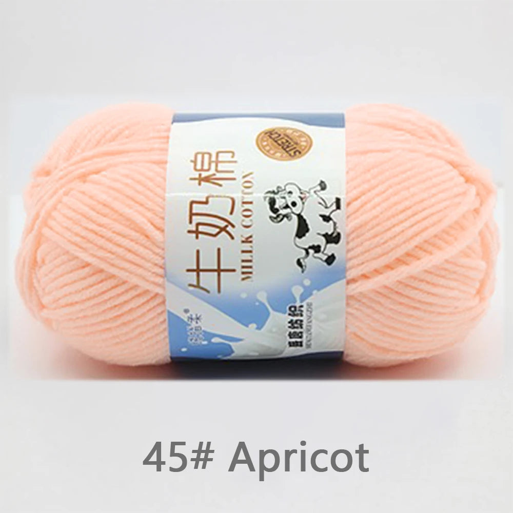 50Gram/Set Milk High-quality Cotton Yarn