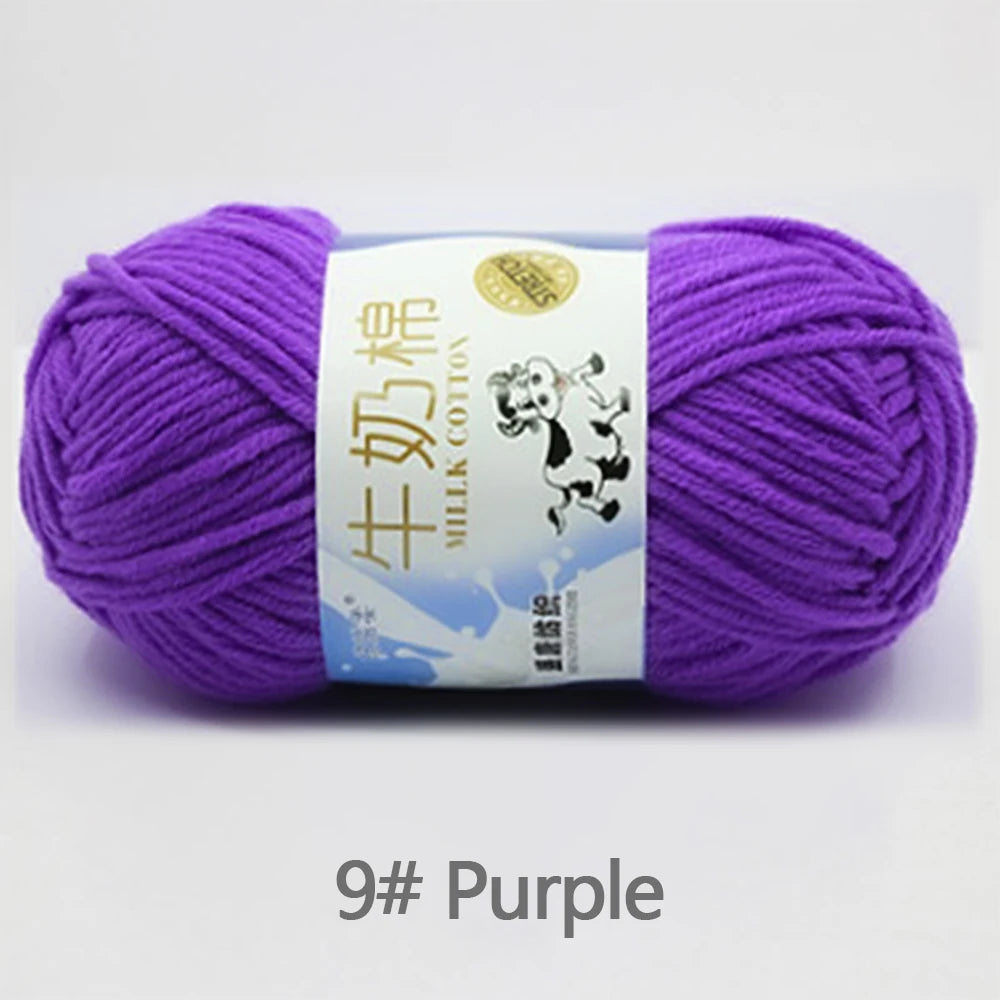 50Gram/Set Milk High-quality Cotton Yarn