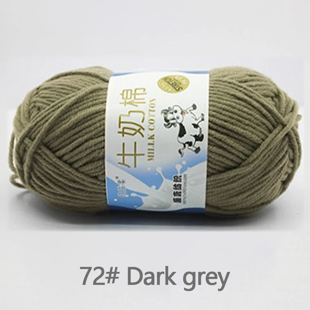 50Gram/Set Milk High-quality Cotton Yarn