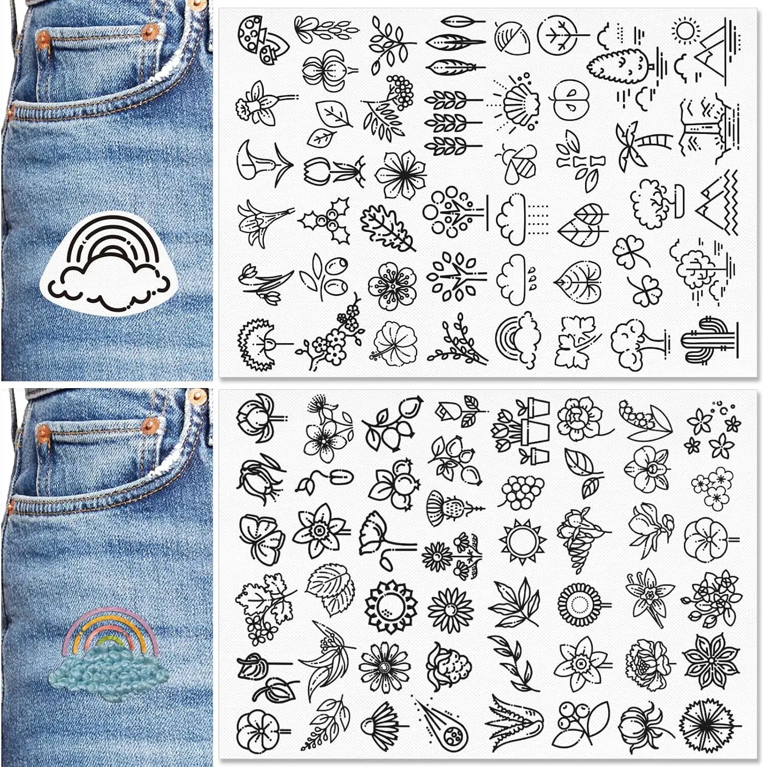 Embroidery Patterns For DIY Tablecloth