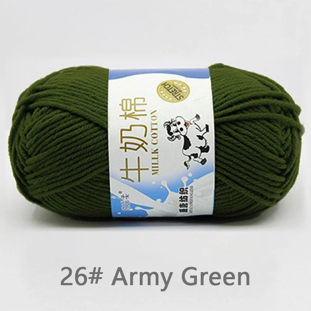 50Gram/Set Milk High-quality Cotton Yarn