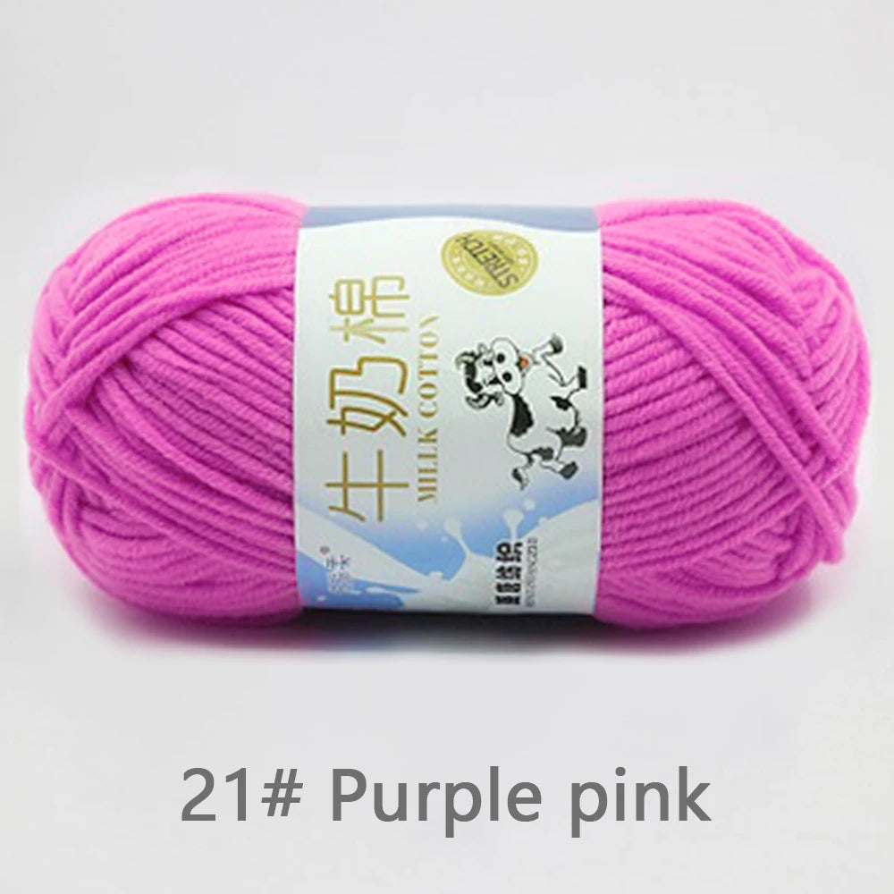 50Gram/Set Milk High-quality Cotton Yarn