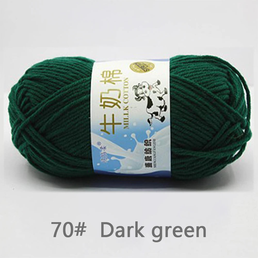 50Gram/Set Milk High-quality Cotton Yarn