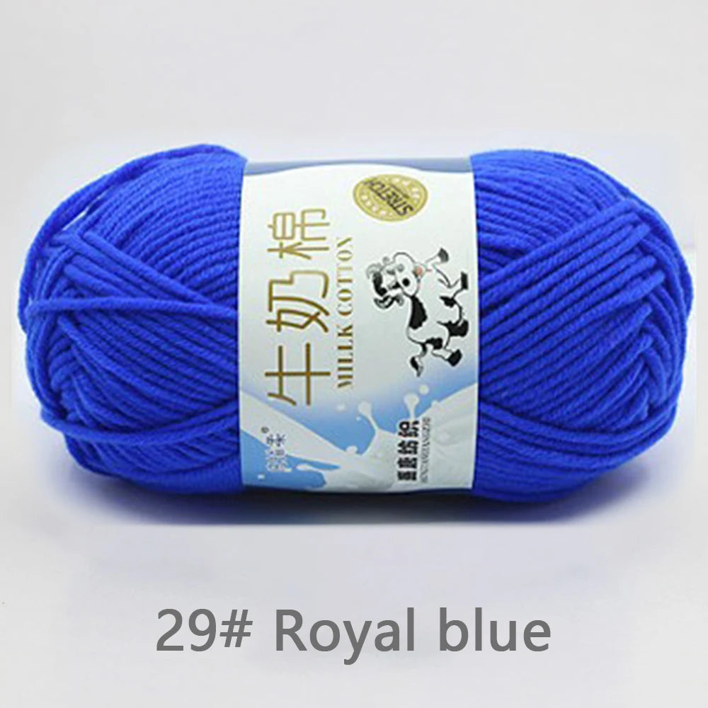 50Gram/Set Milk High-quality Cotton Yarn