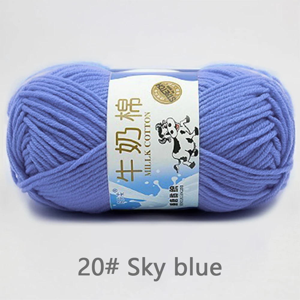 50Gram/Set Milk High-quality Cotton Yarn