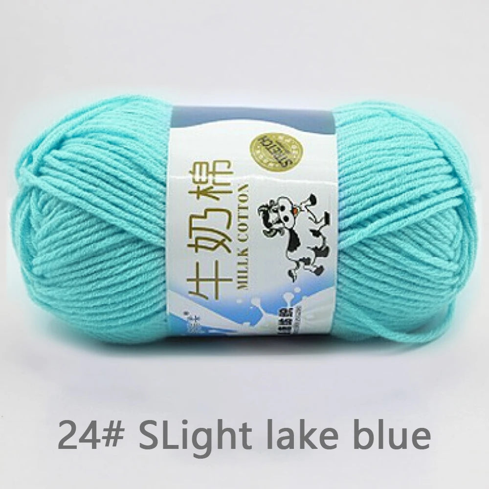 50Gram/Set Milk High-quality Cotton Yarn