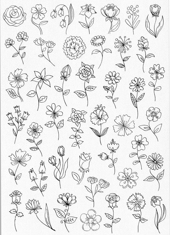 Embroidery Patterns For DIY Tablecloth