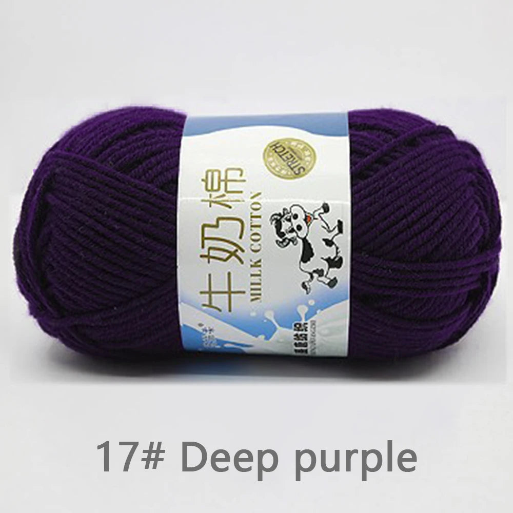 50Gram/Set Milk High-quality Cotton Yarn