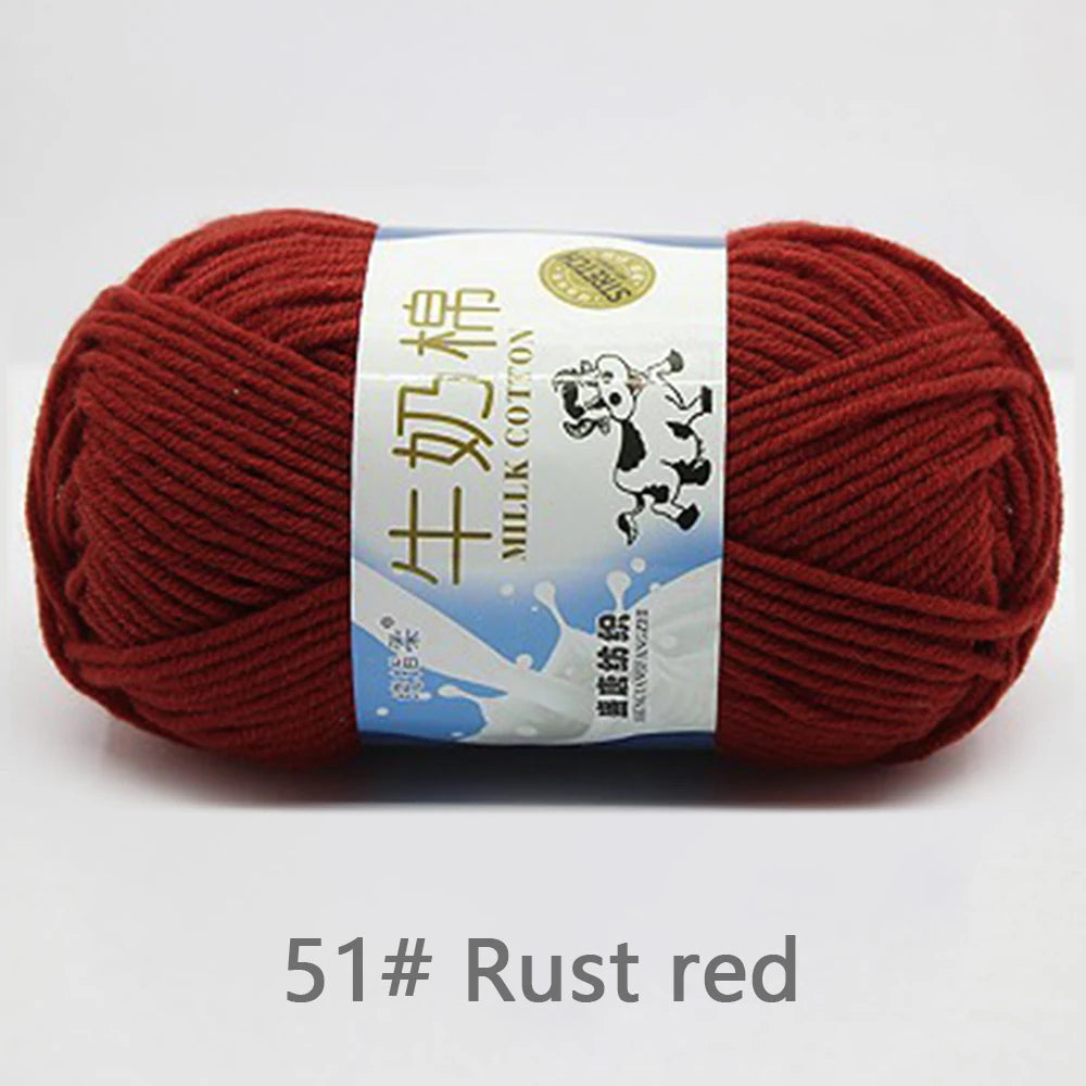 50Gram/Set Milk High-quality Cotton Yarn