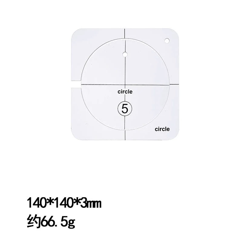 13Type Quilting Template Free Motion Ruler