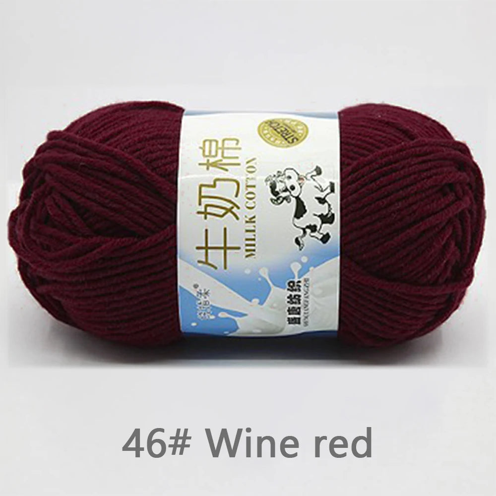 50Gram/Set Milk High-quality Cotton Yarn