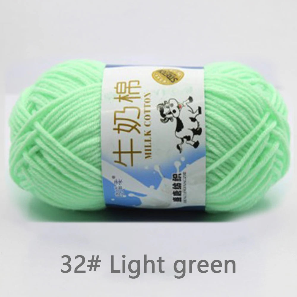 50Gram/Set Milk High-quality Cotton Yarn