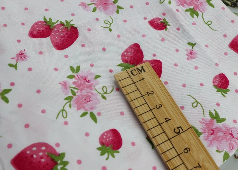 Delicate 50cmx50cm Fat Quarter Flower Dot cotton Bundle