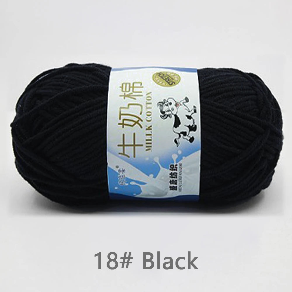 50Gram/Set Milk High-quality Cotton Yarn