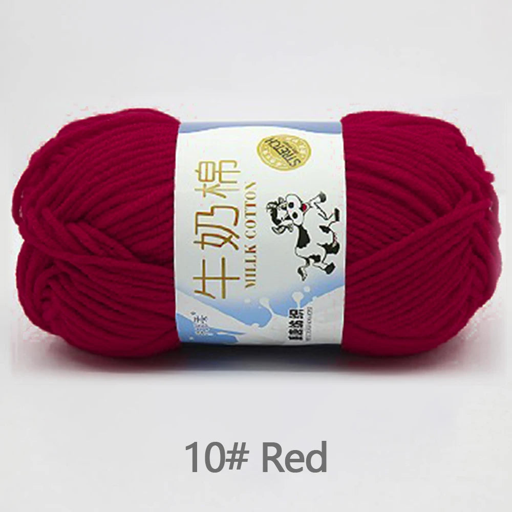 50Gram/Set Milk High-quality Cotton Yarn