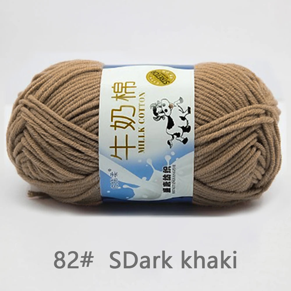 50Gram/Set Milk High-quality Cotton Yarn