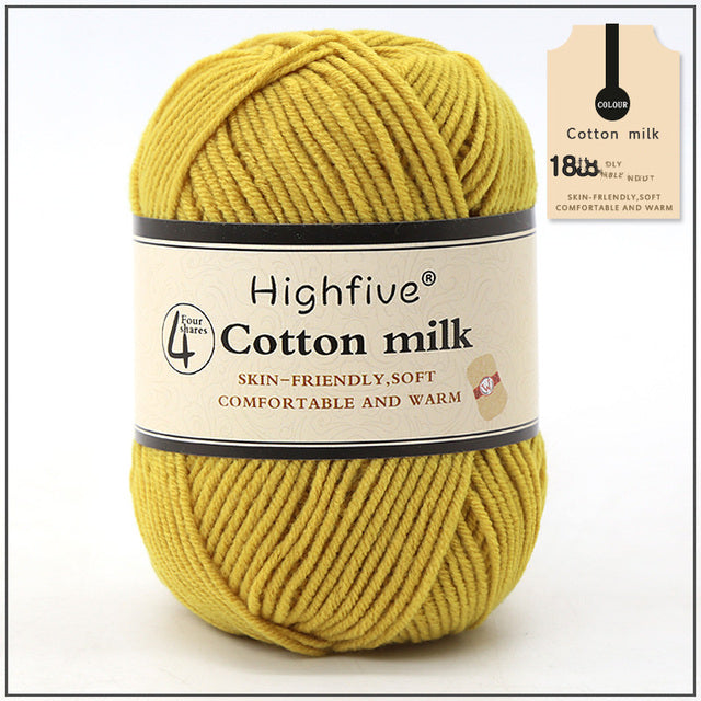 Milk Cotton Crochet Yarn