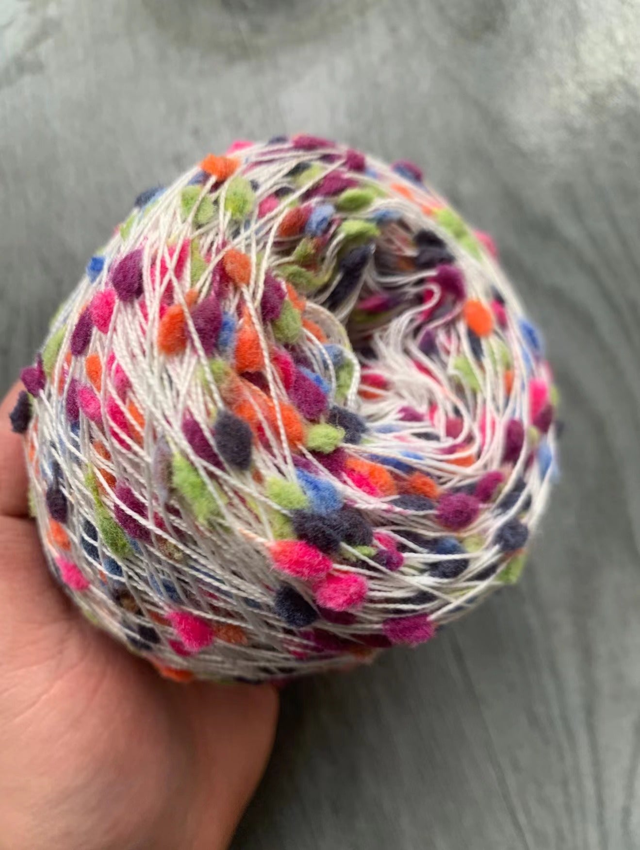 Colorful Candy Thread Hand-mixed Yarn Ball