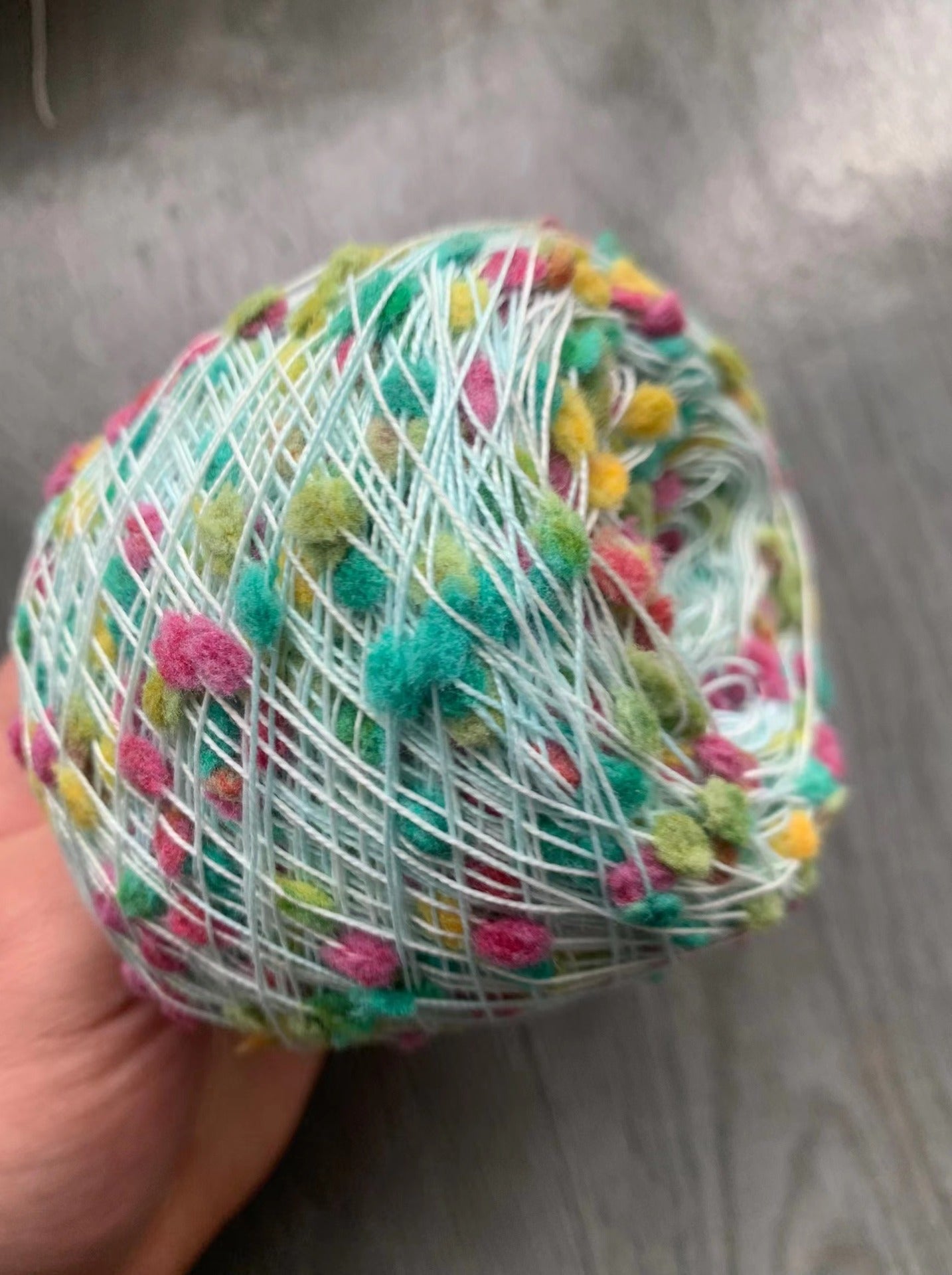 Colorful Candy Thread Hand-mixed Yarn Ball